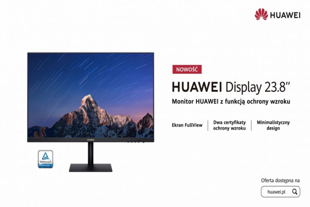 Huawei wchodzi na rynek monitorów z Huawei Display 23.8”